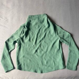 Aritzia Babaton Nylon Cowl Neck Green
Long Sleeve Top‎ Size 2XS New